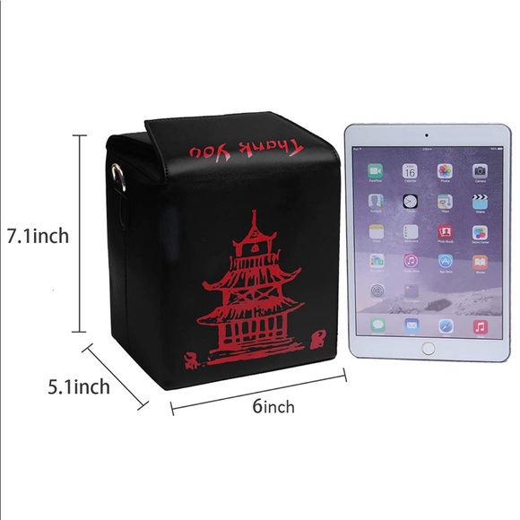🥡 Black Chinese Takeout Purse 🥡 - Picture 5 of 6